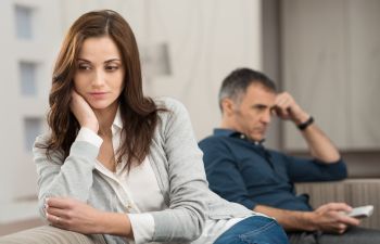 Couple Not Talking to Each Other