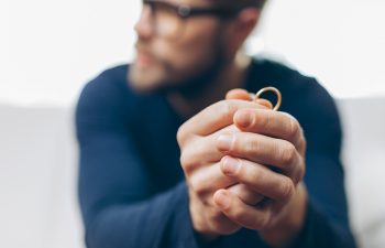 Man holding ring